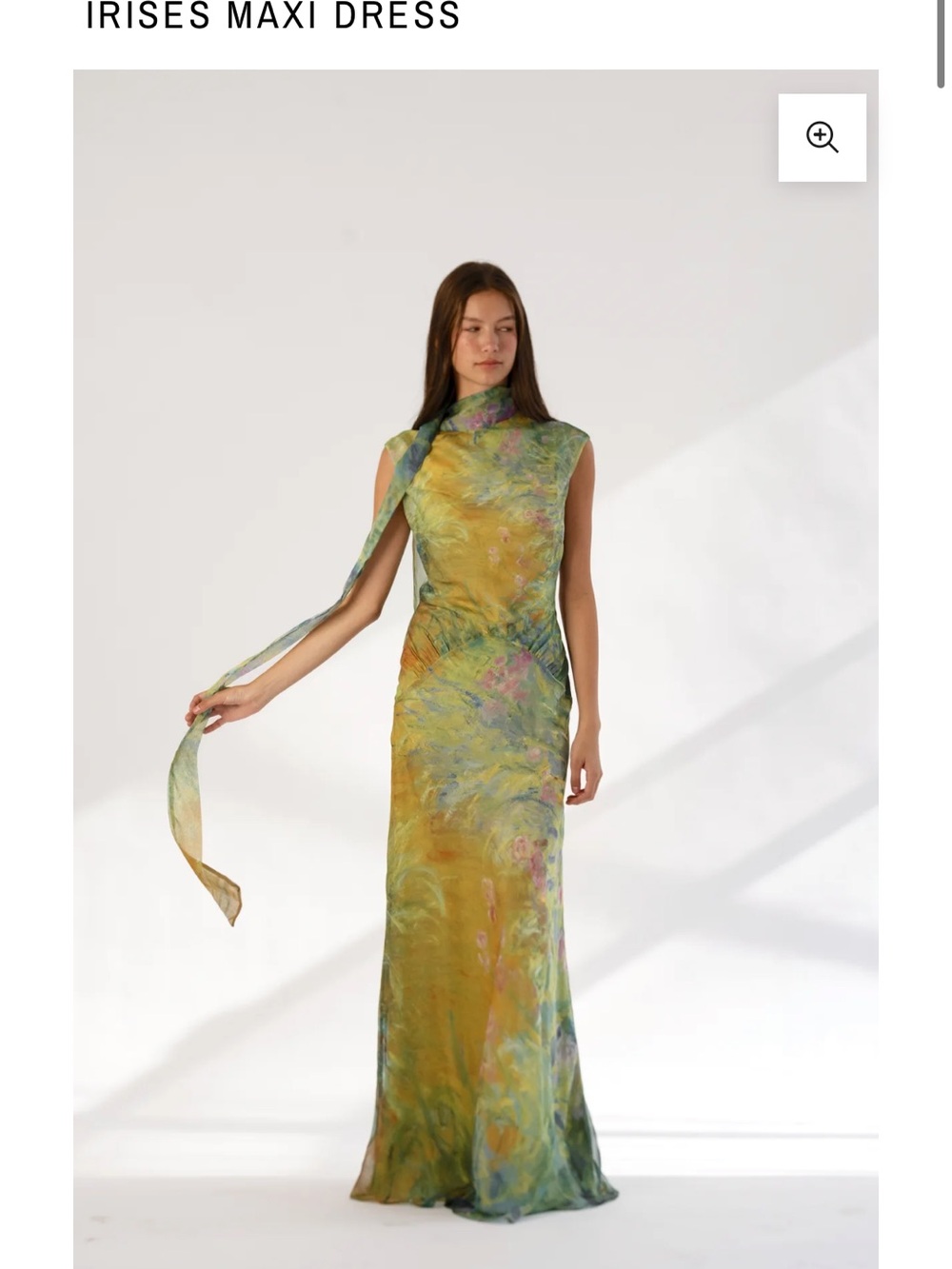 NWT Yellow The Label Irises Dress Sz Small